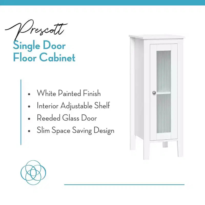 Meuble de rangement étroit et haut pour salle de bain et buanderie avec étagères réglables – Blanc
