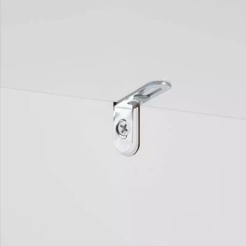 Meuble de rangement étroit et haut pour salle de bain et buanderie avec étagères réglables – Blanc