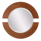 Howard Elliott 40"x28" Del Noble Rectangular Mirror Silver: Modern Style, Glass Frame, Wall Mount, 36 lbs