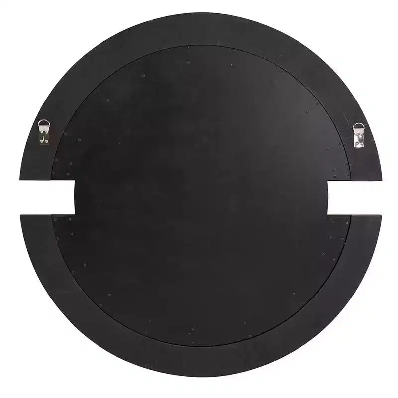 Miroir mural rectangulaire avec cadre en verre – 101,6 cm H x 71,1 cm L, finition argentée