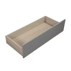 Lit plateforme jumeau avec 2 tiroirs de rangement et une tête de lit – 79,5" L x 41,8" l x 37,4" H