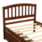 Lit plateforme jumeau avec 2 tiroirs de rangement et une tête de lit – 79,5" L x 41,8" l x 37,4" H