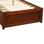 Lit plateforme jumeau avec 2 tiroirs de rangement et une tête de lit – 79,5" L x 41,8" l x 37,4" H
