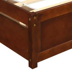 Lit plateforme jumeau avec 2 tiroirs de rangement et une tête de lit – 79,5" L x 41,8" l x 37,4" H