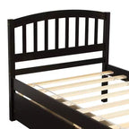 Lit plateforme jumeau avec 2 tiroirs de rangement et une tête de lit – 79,5" L x 41,8" l x 37,4" H