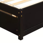 Lit plateforme jumeau avec 2 tiroirs de rangement et une tête de lit – 79,5" L x 41,8" l x 37,4" H
