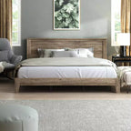 Galano King Tiena Lencia Bed with Headboard  Knotty Oak
