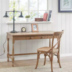 GDFStudio Crista Traditional Wooden Desk with 1 Drawer
