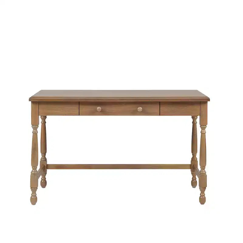 Bureau traditionnel en bois avec 1 tiroir central – 47,5" L x 23" P x 29" H