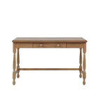Bureau traditionnel en bois avec 1 tiroir central – 47,5" L x 23" P x 29" H