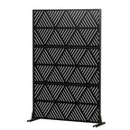Brise-vue triangulaire en acier galvanisé pour usage intérieur et extérieur