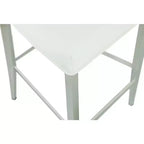 Tabouret de bar contemporain Flare à dossier – Assise 42 cm L x 57 cm P, hauteur fixe 57 cm