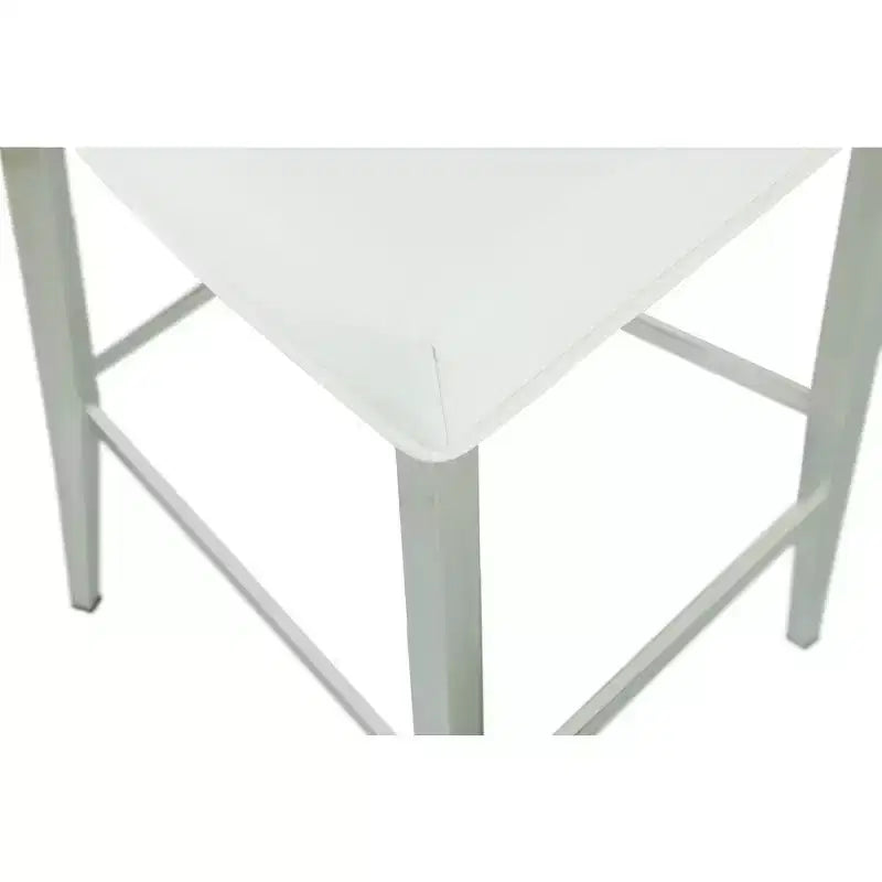 Tabouret de bar contemporain Flare à dossier – Assise 42 cm L x 57 cm P, hauteur fixe 57 cm
