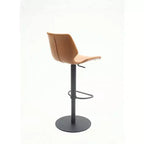 Tabouret de bar pivotant pneumatique réglable en hauteur – Assise 44 cm L x 50,8 cm P, Hauteur 52-77 cm