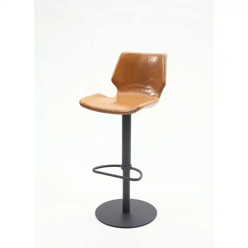 Tabouret de bar pivotant pneumatique réglable en hauteur – Assise 44 cm L x 50,8 cm P, Hauteur 52-77 cm