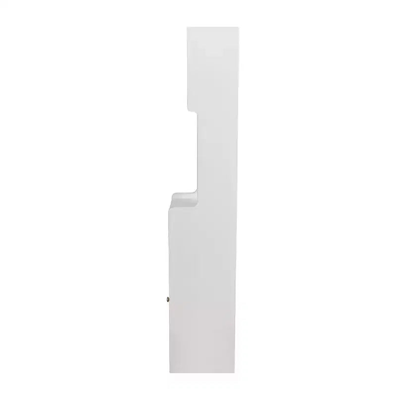 Meuble de rangement haut avec 2 tiroirs et portes vitrées – 180 cm H x 35 cm l x 35 cm P