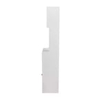 Meuble de rangement haut avec 2 tiroirs et portes vitrées – 180 cm H x 35 cm l x 35 cm P