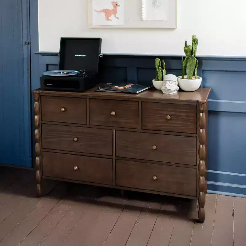 Jenny Lind 3 over 4 Drawer Dresser