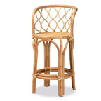 Diana Rattan Counter Height Barstool Natural - bali & pari