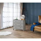 Commode à 3 tiroirs avec glissières métalliques et dispositif anti-basculement – 74 cm (H) x 85 cm (l) x 40 cm (P)