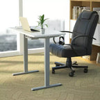 Bureau debout électrique réglable en hauteur – 119 cm L x 61 cm P, Plage de hauteur 70-120 cm