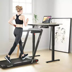 Bureau debout électrique réglable en hauteur – 119 cm L x 61 cm P, Plage de hauteur 70-120 cm