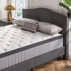 Matelas hybride Euro Box Top – Lit simple (39 po l. x 75 po L.), 12 po d'épaisseur, fermeté moyenne