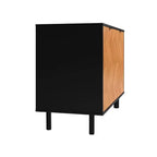 Meuble d'appoint de style Mid-Century avec 2 étagères ouvertes