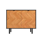 Meuble d'appoint de style Mid-Century avec 2 étagères ouvertes