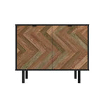 Meuble d'appoint de style Mid-Century avec 2 étagères ouvertes