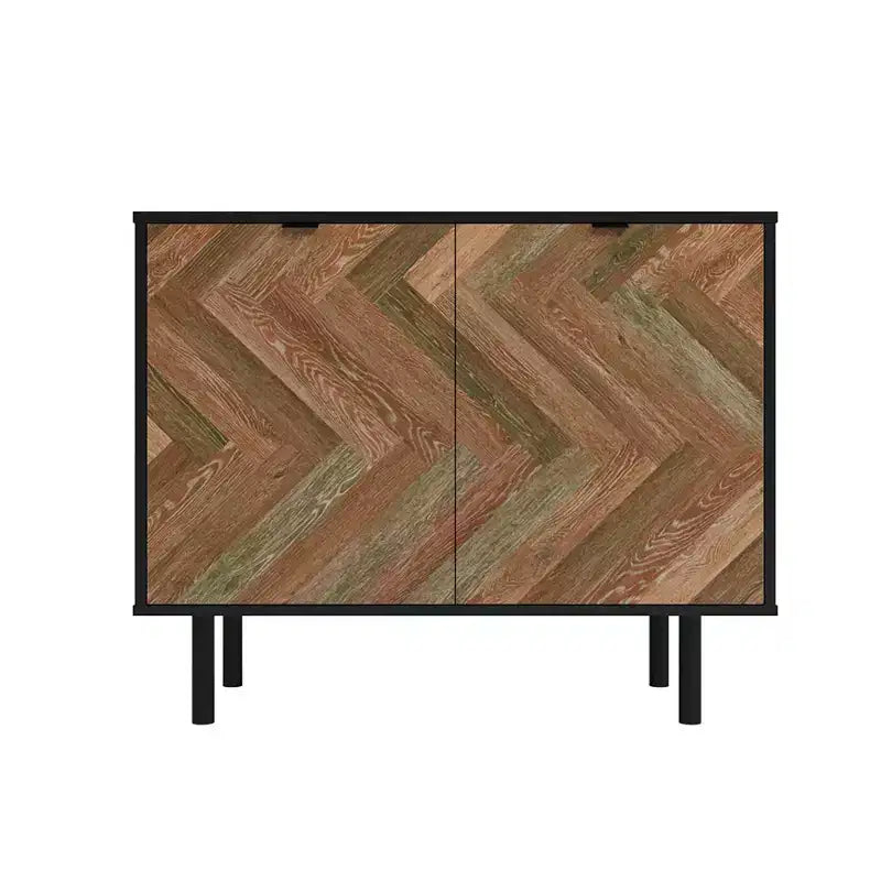 Meuble d'appoint de style Mid-Century avec 2 étagères ouvertes