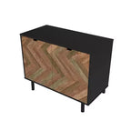 Meuble d'appoint de style Mid-Century avec 2 étagères ouvertes